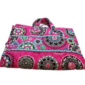 Vera Bradley Cupcake Pink Hanging Organizer Travel Cosmetics Vanity Jewelry